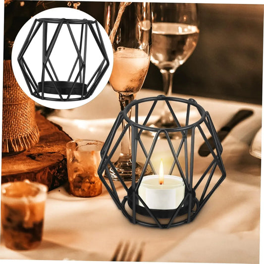 Geometric Wire Candle Holder
