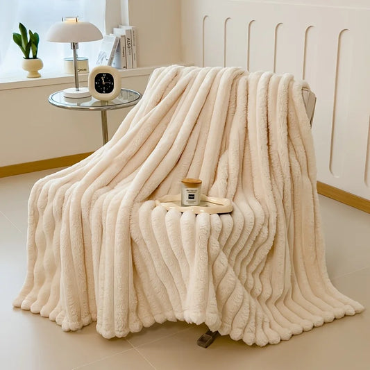 Striped Sofa Blanket