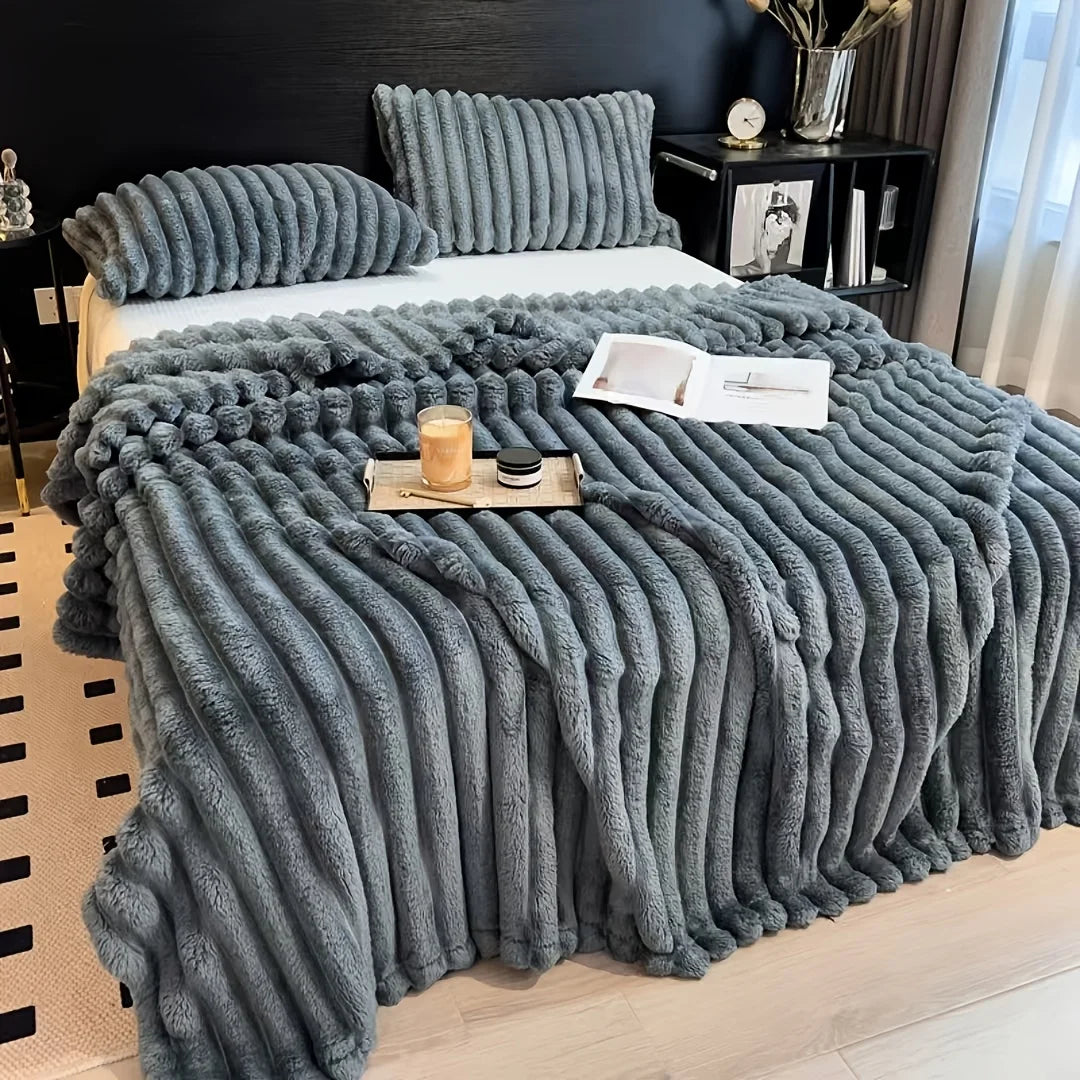 Striped Sofa Blanket