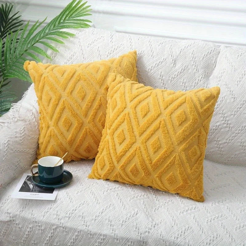 Nordic Plush Throw Pillow