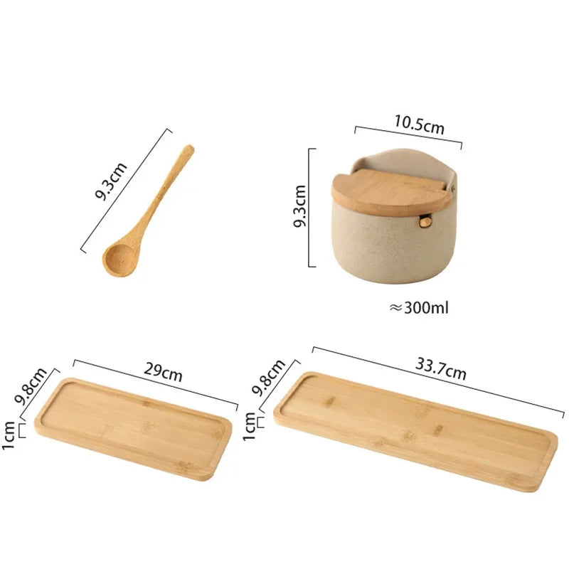 Ceramic Spice Jar Set