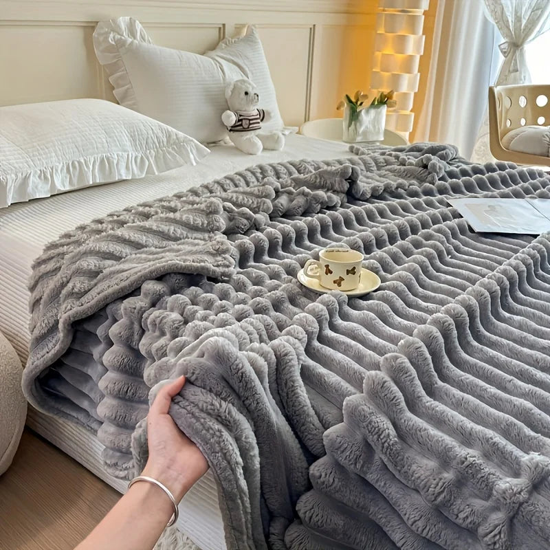 Striped Sofa Blanket