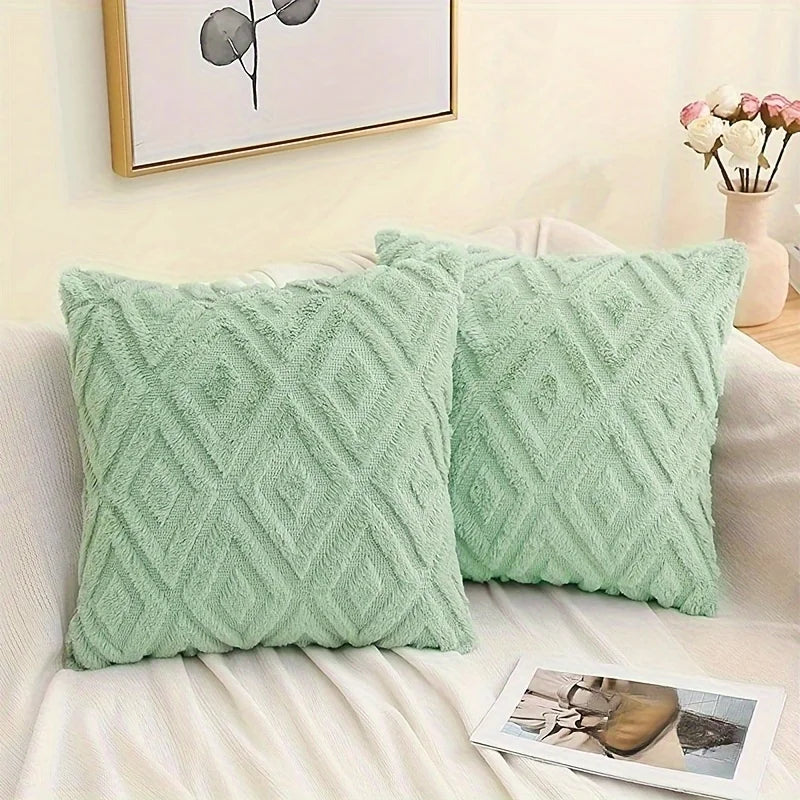 Nordic Plush Throw Pillow