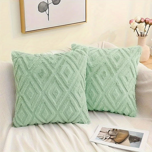 Nordic Plush Throw Pillow