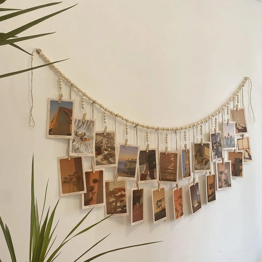 Boho Photo Display Wall Garland