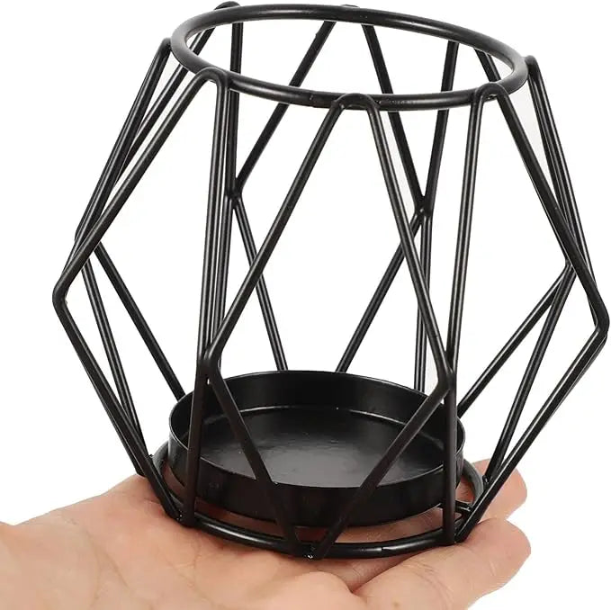 Geometric Wire Candle Holder