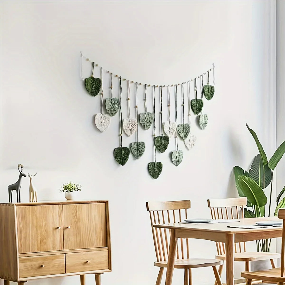 Woven Leaf Wall Hanging