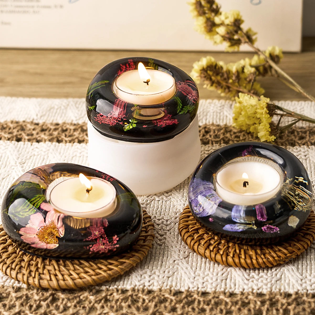 Bubble Tealight Candle Holder