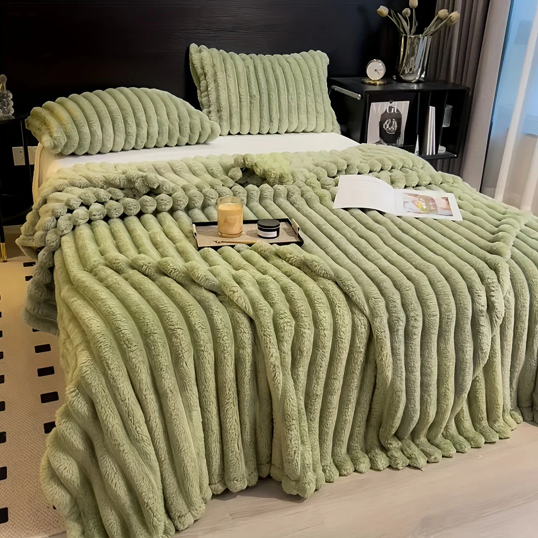 Striped Sofa Blanket