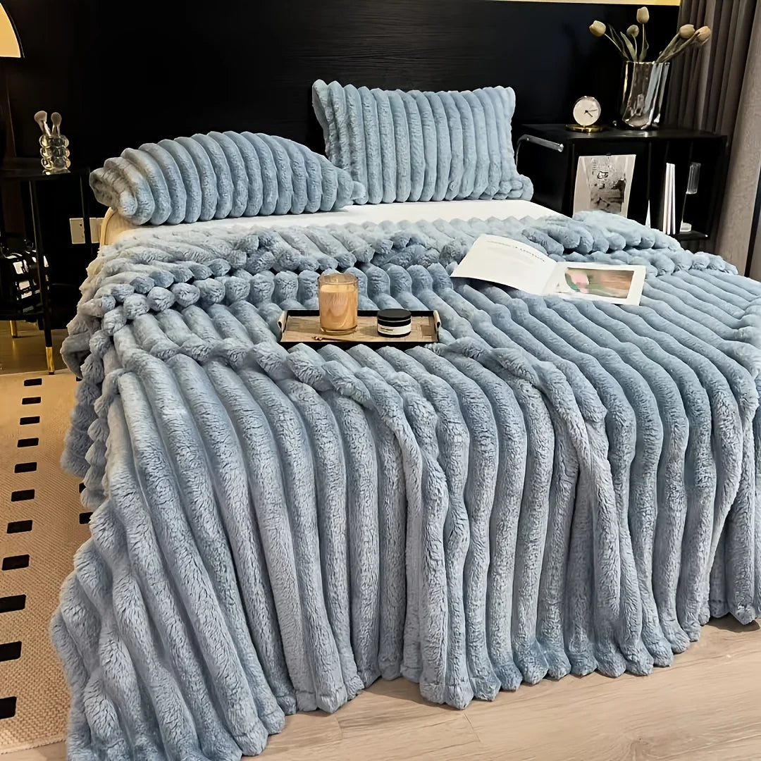 Striped Sofa Blanket