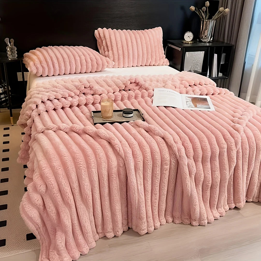 Striped Sofa Blanket