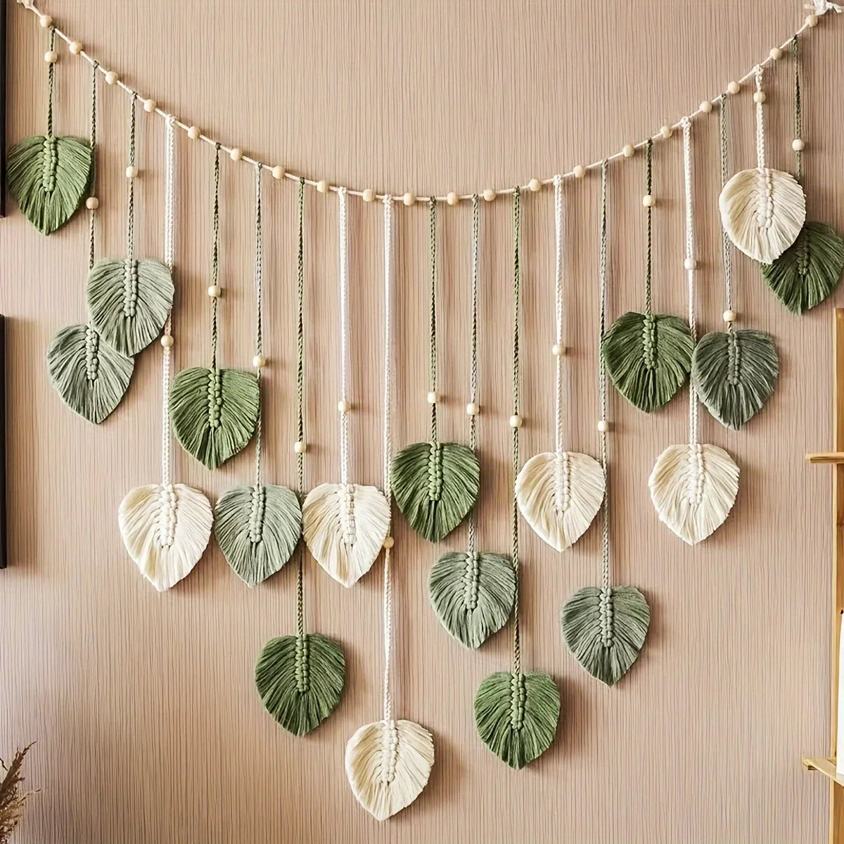 Woven Leaf Wall Hanging