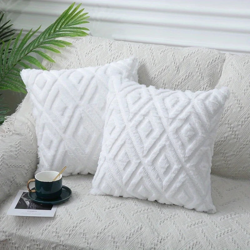 Nordic Plush Throw Pillow