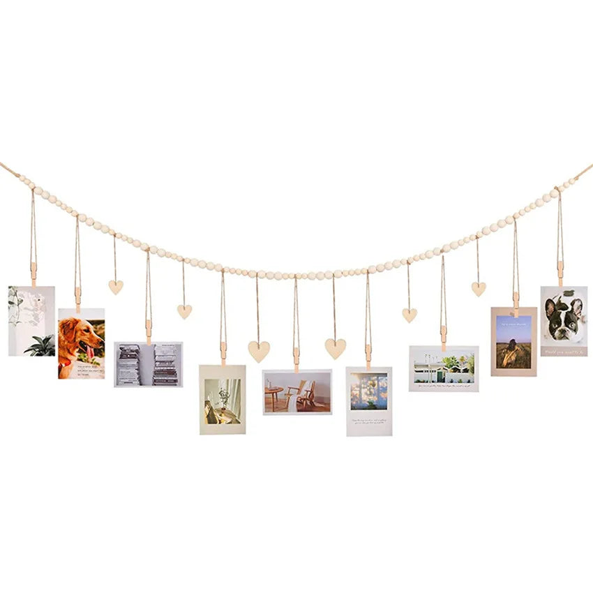 Boho Photo Display Wall Garland