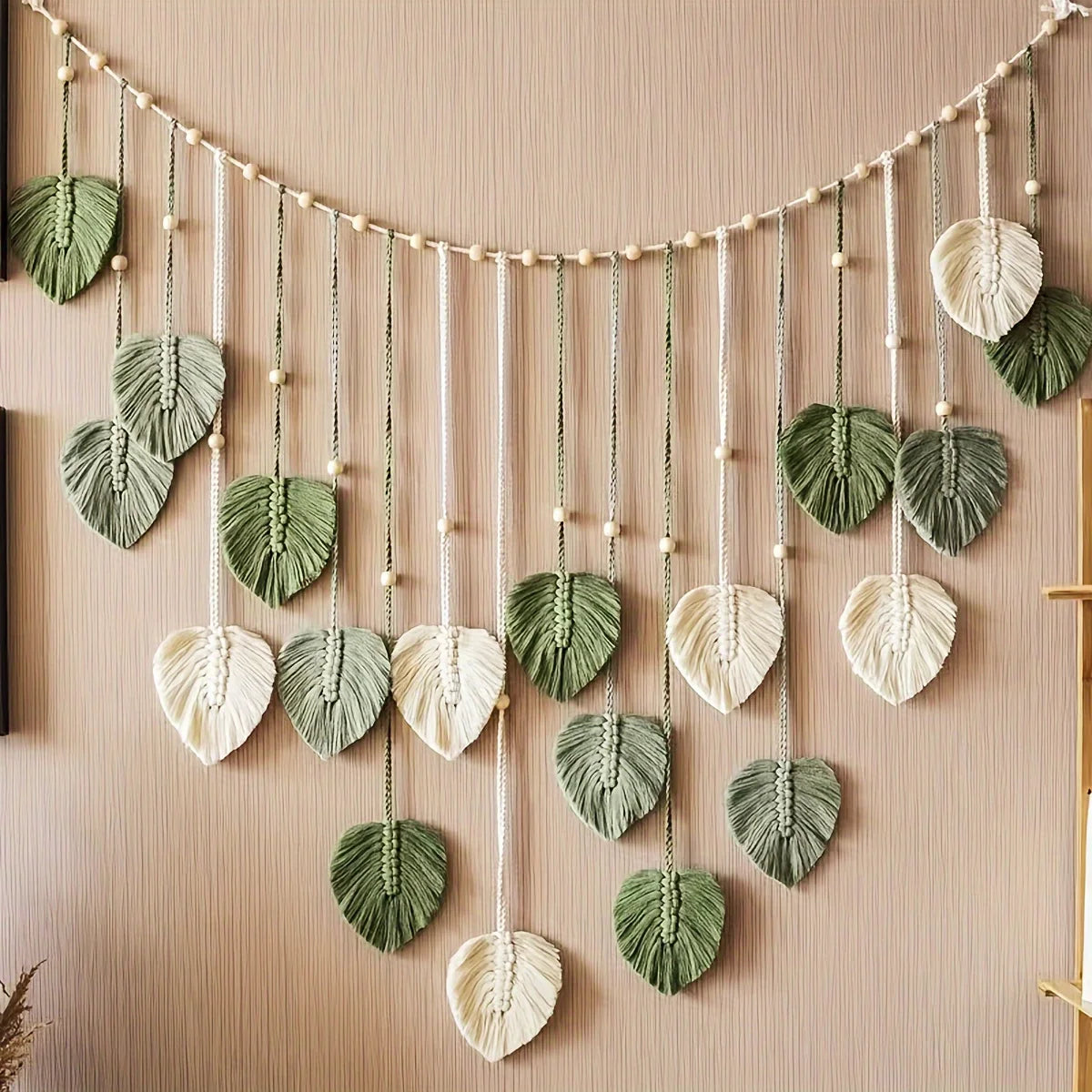 Woven Leaf Wall Hanging