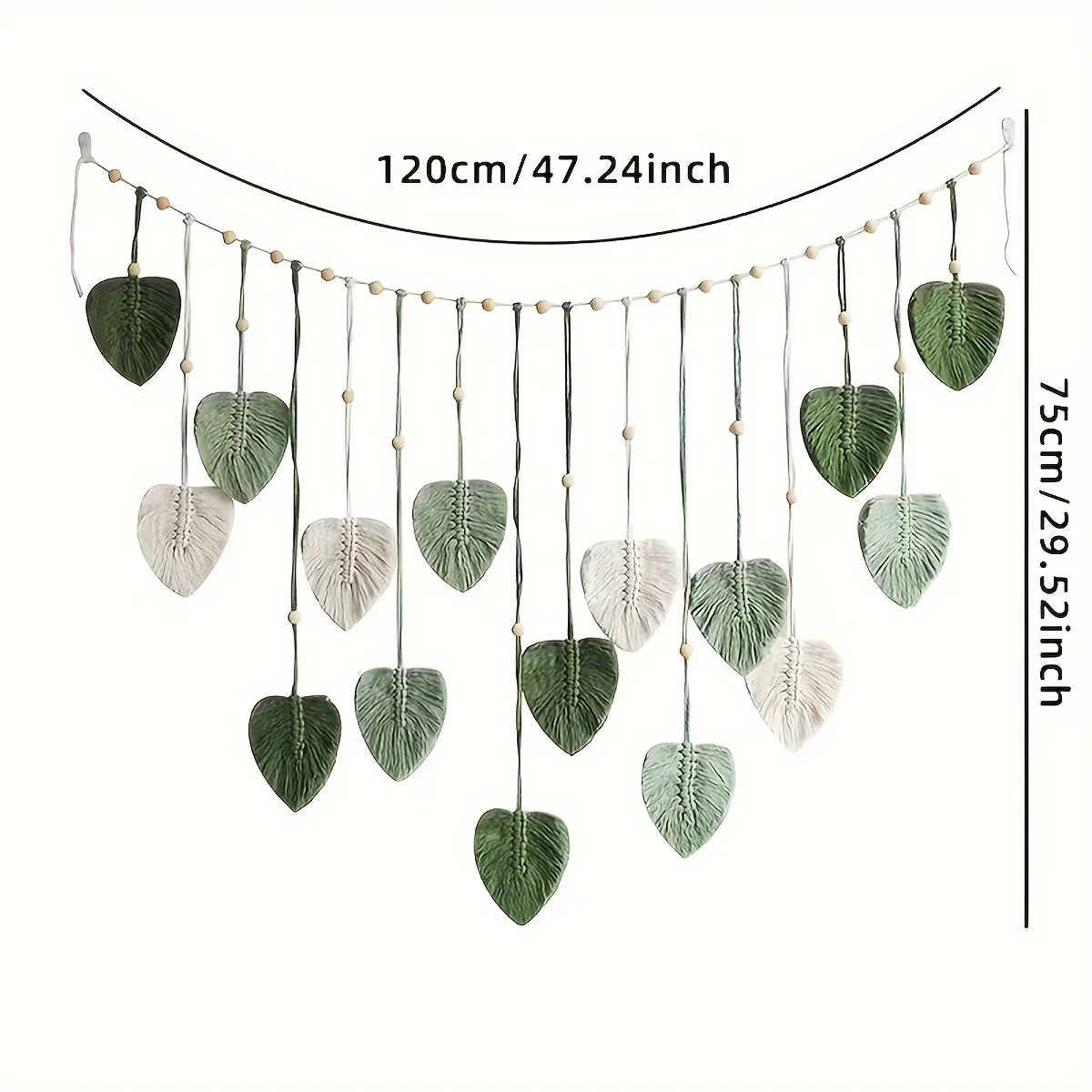 Woven Leaf Wall Hanging