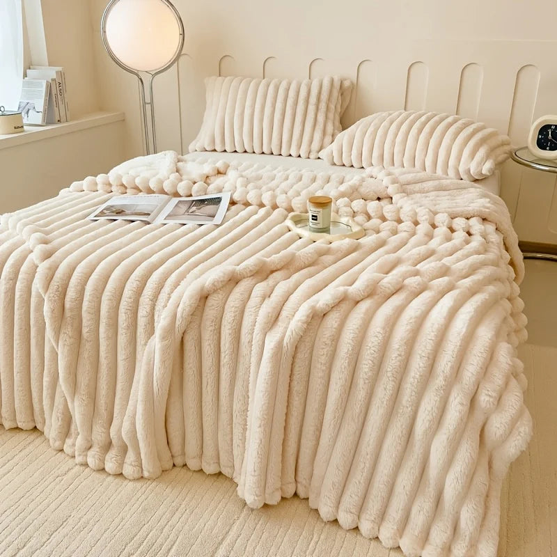 Striped Sofa Blanket
