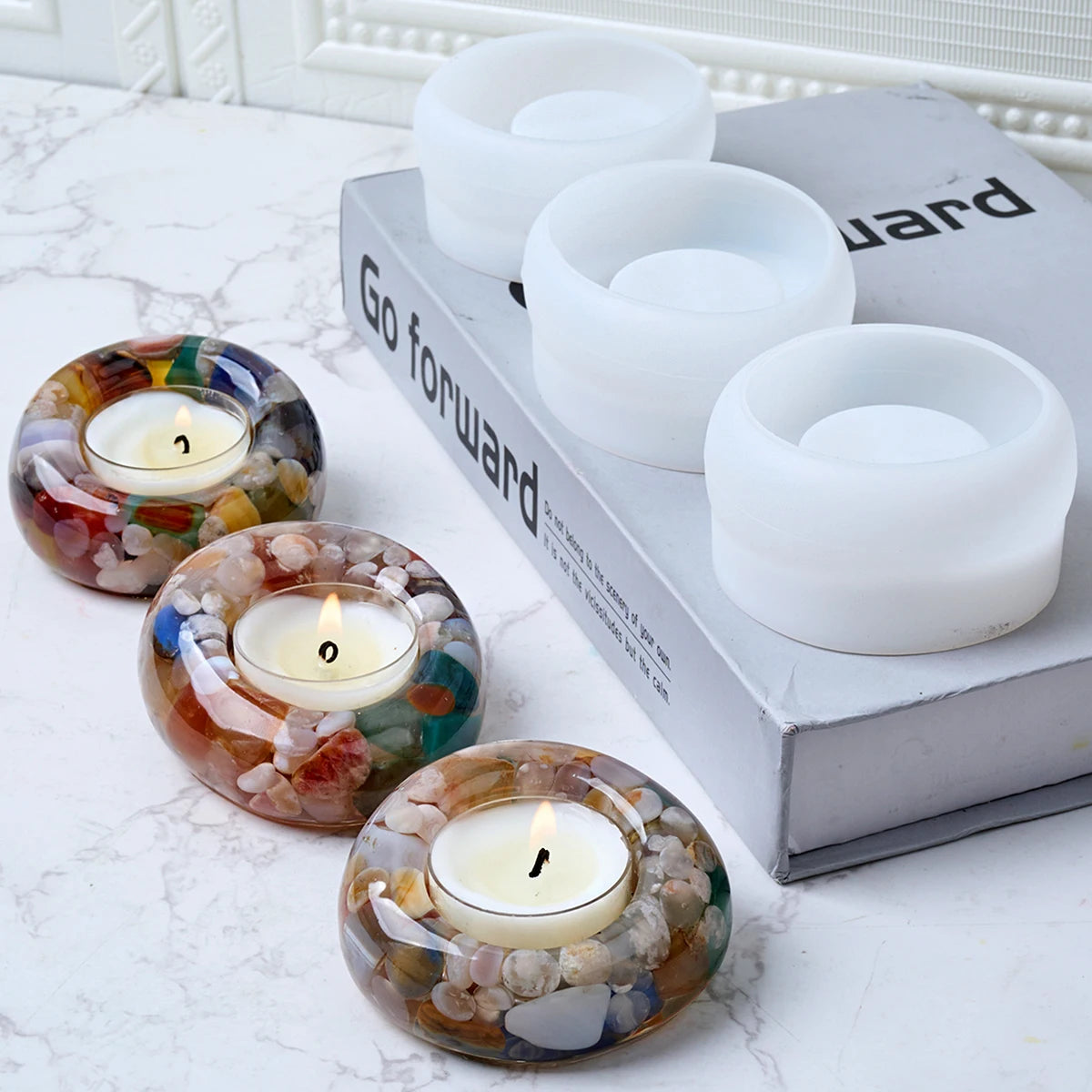 Bubble Tealight Candle Holder
