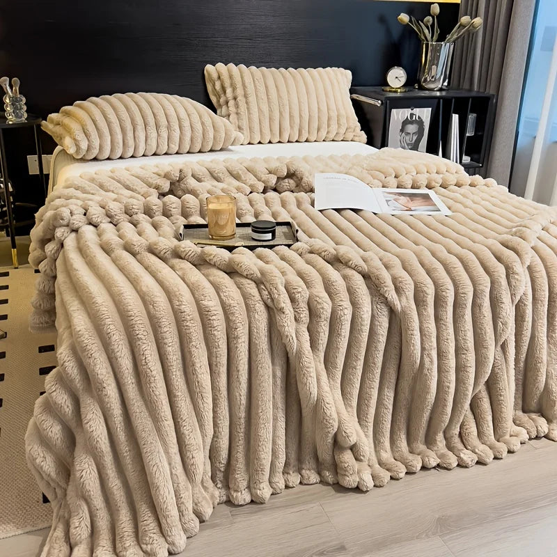Striped Sofa Blanket