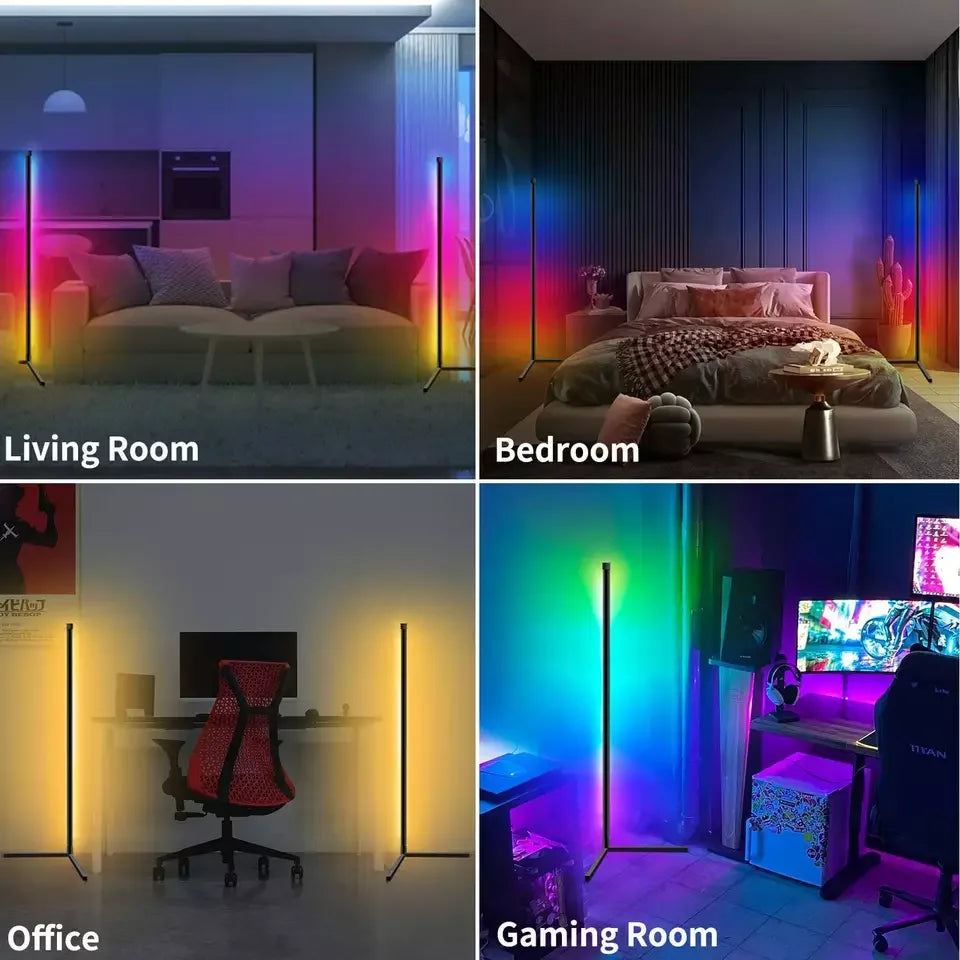 Smart RGB Corner Floor Lamp