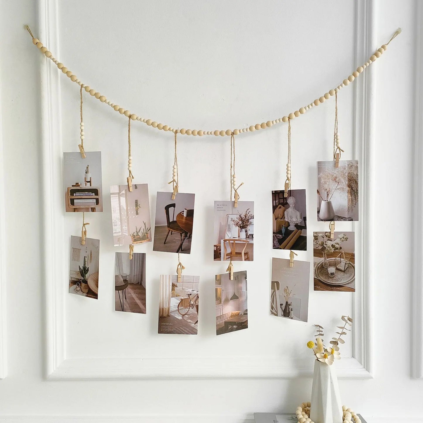 Boho Photo Display Wall Garland