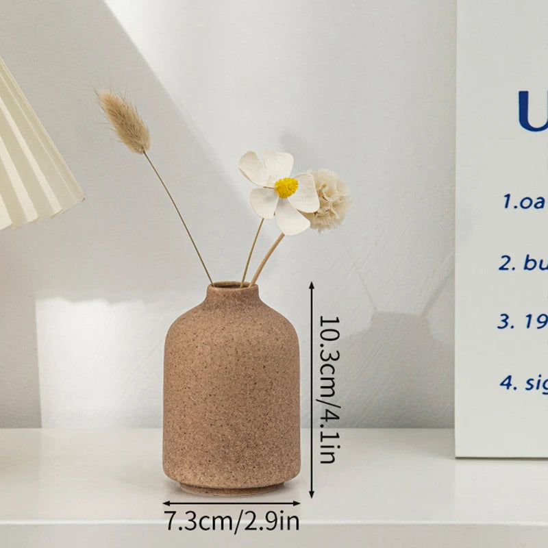 White Nordic Ceramic Vase