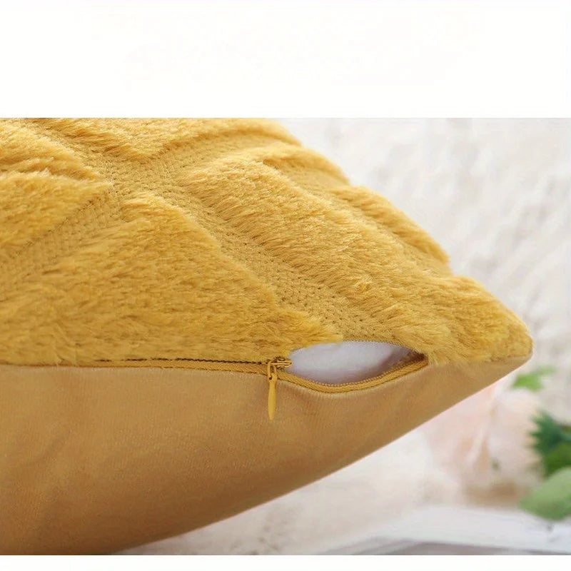 Nordic Plush Throw Pillow