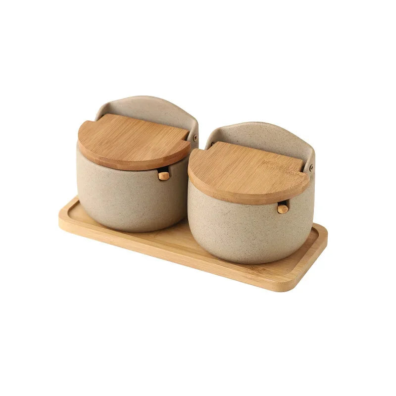 Ceramic Spice Jar Set